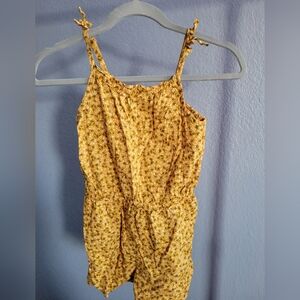 Old Navy Yellow Floral Dress